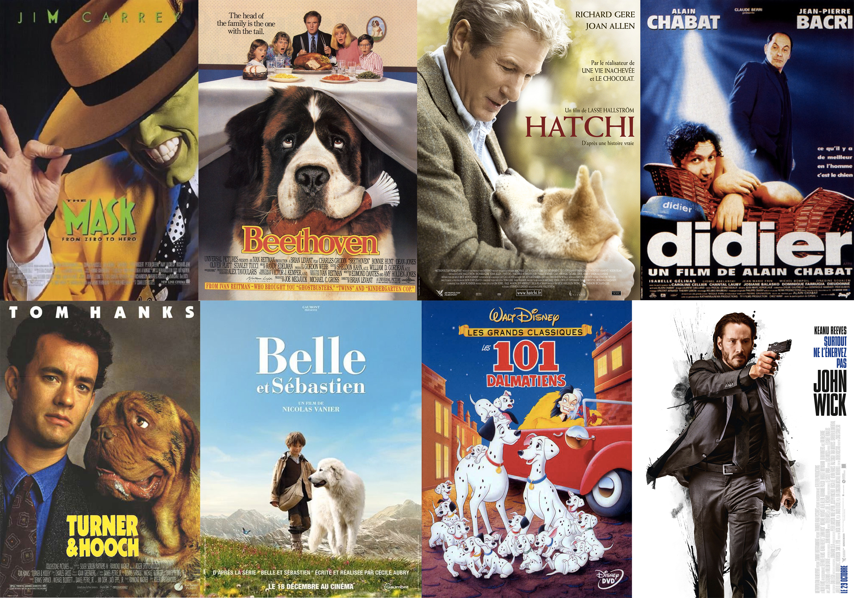 Top 8 des films avec un chien