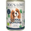 DOG'S LOVE Canna Canis Biohuhn - Alimento húmido de frango com cânhamo 400g