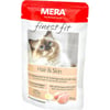 Nassfutter MERA Finest Fit mit Geflügel für Katzen mit Fell- und Hautproblemen