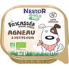 NESTOR BIO Getreidefreie Pastete mit Lammfrikassee und Erbsen für Hunde