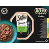 SHEBA Sauces Gourmandes Tarrinas de comida húmeda para gatos - 4 recetas