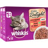 WHISKAS Pure Delight Comida húmeda en gelatina para gatos - 4 variedades