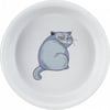 Ciotola con motivo gatto in ceramica