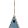 Ninho madeira FSC triângulo para pássaros da natureza - várias cores