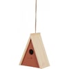 Nido in legno FSC coucou triangolo per uccelli della natura - diversi colori