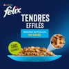 FELIX Tendres Effilés - Alimento húmido com pedaços de peixe envolvidos em gelatina para gato adulto