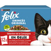 FELIX Emincés Original en Gelée Volaille et Légumes pour chat adulte