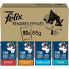 FELIX Tendres Effilés en Gelée Sélection Mixte per gatti
