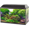 Kit aquário completo com luz e filtro Zolux ISEO LED 60cm 57L - preto