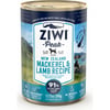 ZIWIPEAK - Alimento húmido sem cereais de cavala sarda e cordeiro para cães de todas as idades