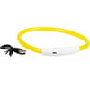 Collar de aro luminoso amarillo USB Zolia Lumoz