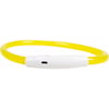 Collar de aro luminoso amarillo USB Zolia Lumoz