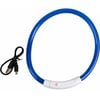 Leuchthalsband in blau USB Zolia Lumoz
