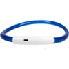 Coleira anel luminoso azul USB Zolia Lumoz