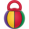 Pallone da basket multicolore con maniglia Bubimex