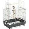 Cage pour oiseaux Ivonne chrome - 60cm