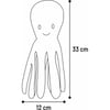 Widerstandsfähiges Spielzeug Tufflove Oktopus 33cm