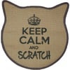 Kratzmatte „Keep Calm“ für Katzen