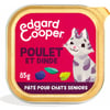 Edgard & Cooper Barquette de Pâtée Poulet et Dinde frais Sans Céréales pour Chat Senior