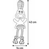 Brinquedo Pieno Coelho com corda - 42 cm