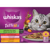 WHISKAS Tasty Mix Frische Beutel Chef's Selection in Soße für ausgewachsene Katzen 4 Sorten