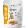 QUALITY SENS HFG - Soupes naturelles 70g pour chat - 3 recettes au choix