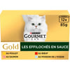 Gourmet GOLD Effilochés in salsa ai 4 gusti - 12x85g