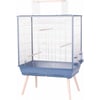 Käfig für Sittiche und Großsittiche - H130 cm buis H152 cm - Zolux NEOLIFE blau