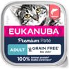 Eukanuba pâtée sans céréales riche en saumon pour chat adulte