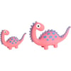 Puga Dinosaurier Flamingo Hundespielzeug rosa