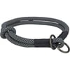 Soft Rope collier semi-étrangleur - Noir/Gris