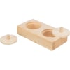 Snack Box en bois Trixie - 14 × 3 × 7 cm