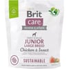 BRIT Care Sustainable Junior Large Breed com frango & insetos para filhote de raça grande