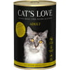CAT'S LOVE Pasto completo per gatti adulti con vitello e tacchino