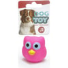Rosa Vinyl-Vogel-Spielzeug für Hunde
