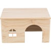 Refugio de madera con techo plano - varias tallas disponibles