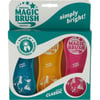 MagicBrush-Set mit 3 klassischen Striegelbürsten