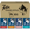 FELIX Tiernos bocaditos en gelatina para gatos - Selección mixta - 120x85g