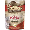 CARNILOVE Frischebeutel Wildschwein mit Kamille für Katzen