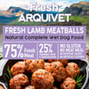 ARQUIVET Fresh Lamb Meatballs pâtée en boulette à l'agneau pour chien
