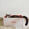 Griffoir pour chat en carton DIY Zolia TropiCat Feuilles Roses