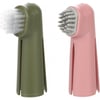 Set 2 doigts brosse à dent + massage 