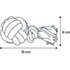 Flamingo Natuurlijk hondenspeelgoed hennep touwbal - Maat XL