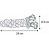 Jouet naturel en corde de chanvre à tirer