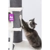 Kattenboom XXL Ragdoll grijs en wit - 180cm