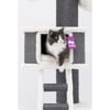 Árvore para gatos XXL Ragdoll cinza e branco - 180cm