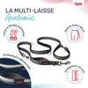 HALTI Laisse multiposition Anatomy - Gris