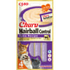 CIAO CHURU friandise Hairball au thon pour chat