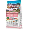 ARQUIVET Adult Pienso semi húmedo de Salmón y Pavo frescos para Perros