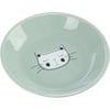 Gamelle / Assiette en Céramique pour Chat et petit Chien - ø14 cm / 0,2 litre - Coloris aléatoire